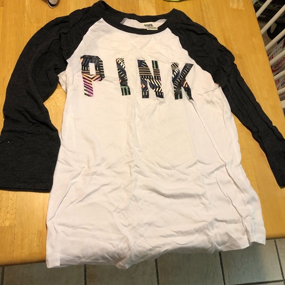 PINK Victoria's Secret Tops - VS PINK Baseball Tee